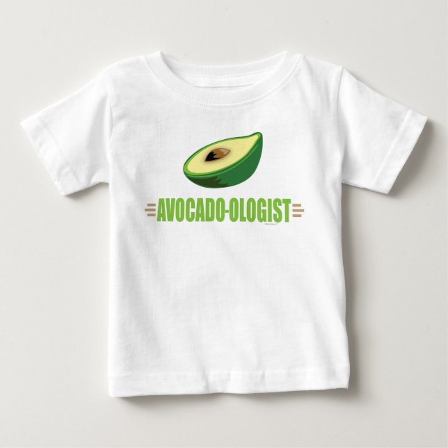 Funny Avocado Baby T-shirt (Vorderseite)