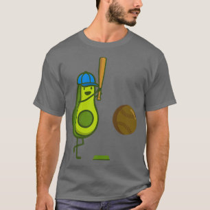 Funny Avocado Baseball T-Shirt