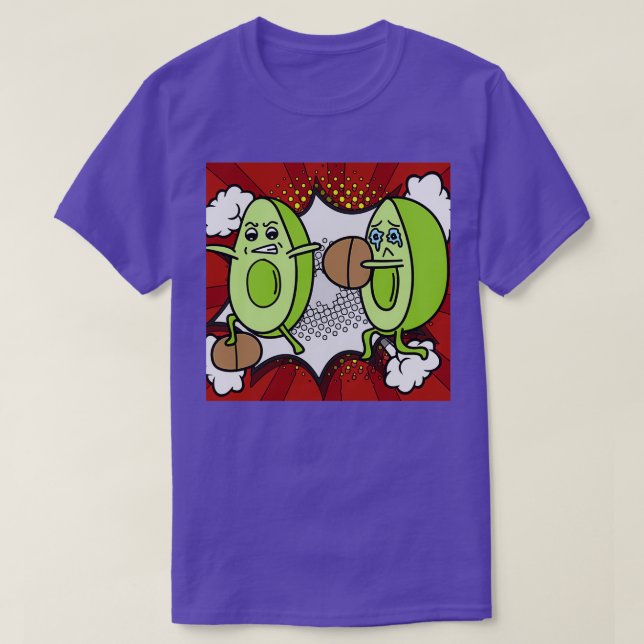 Funny Avocado Fruit 5 T-Shirt (Design vorne)