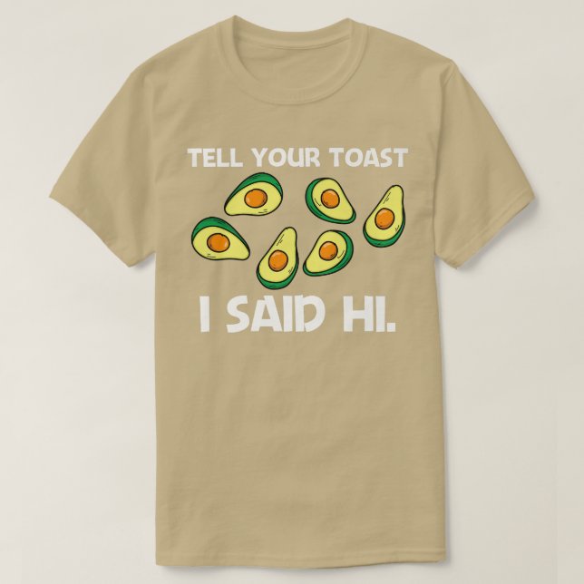 Funny Avocado für Männer Frauen Peak Guac Avocados T-Shirt (Design vorne)