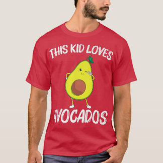 Funny Avocado Geschenk für Kinder Jungs Mädchen ge T-Shirt