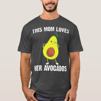 Funny Avocado Geschenk für Mama Mutter gesundes De T-Shirt
