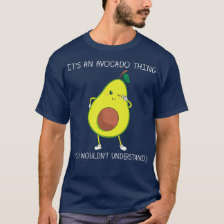 Funny Avocado Geschenk für Männer Frauen gesundes T-Shirt