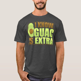 Funny Avocado Guac ist ein Veganes Design für Etra T-Shirt