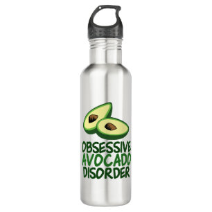 Funny Avocado Lover Edelstahlflasche