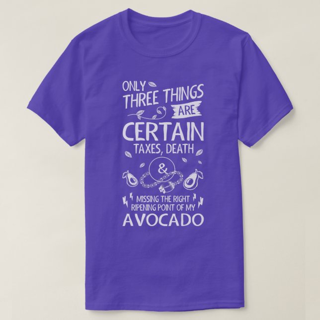 Funny Avocado Lover T-Shirt (Design vorne)