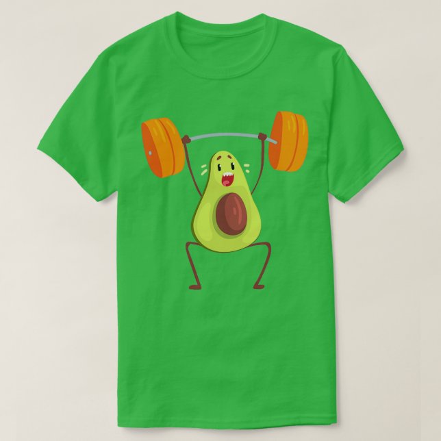 Funny avocado plush Classic TShirt (Design vorne)
