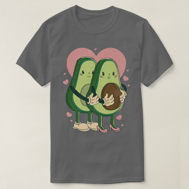 Funny avocado Pregnancy Reveal Holy Guacamole Im P T-Shirt (Design vorne)