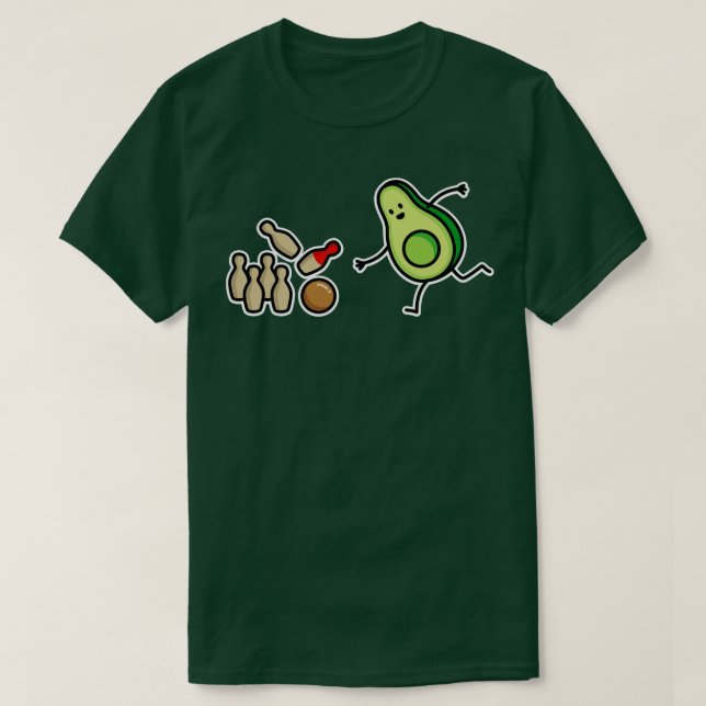 Funny avocado Skittles Skittles Spielspende T-Shirt (Design vorne)