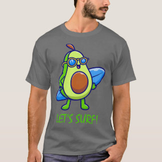 Funny Avocado Sommer Das ist Glück Avocado Sur T-Shirt