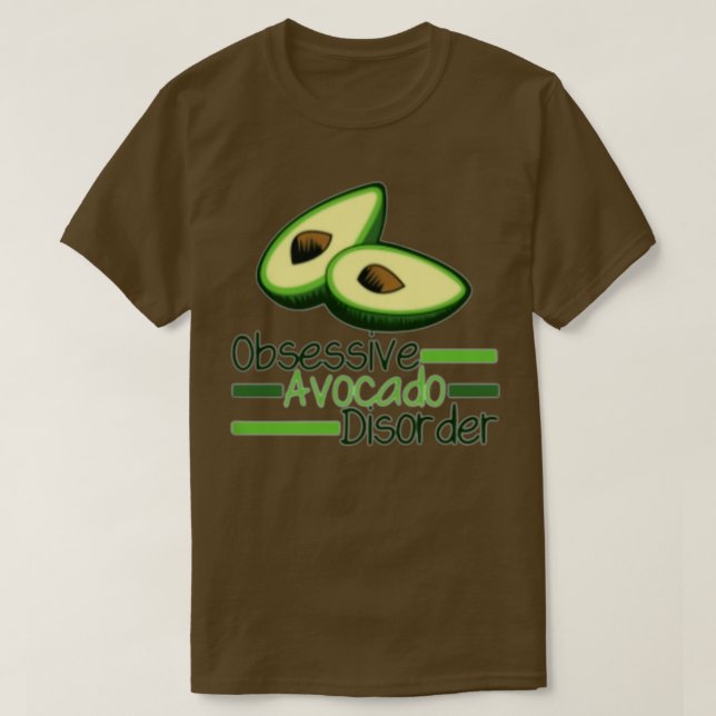 Funny Avocado T-Shirt (Design vorne)