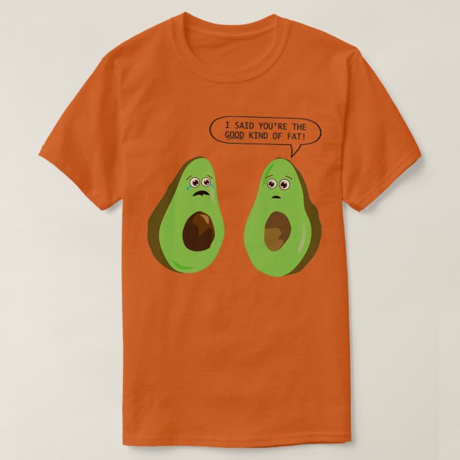 Funny Avocados 16 T-Shirt (Design vorne)