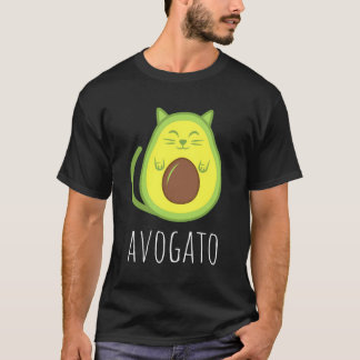 Funny Avogato Cat Avocado T-Shirt