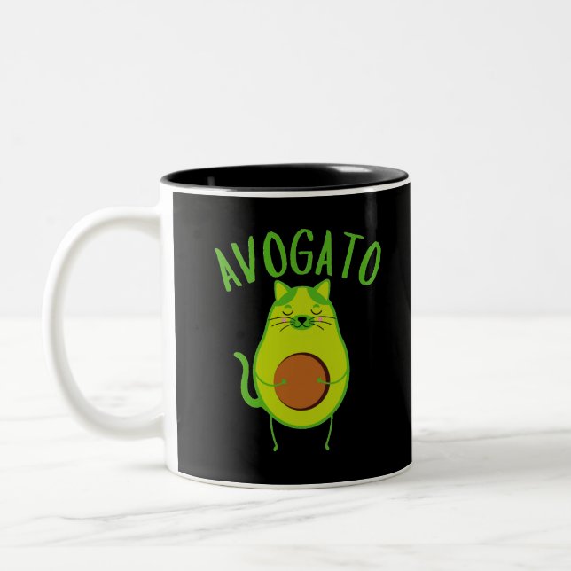 Funny Avogato Zweifarbige Tasse (Links)