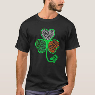 Funny Awesome Shamrock Irish I Love Trucker St.Pat T-Shirt