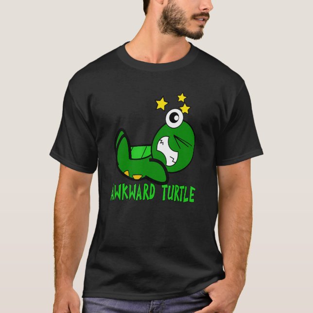 Funny Awkward Turtle T-Shirt (Vorderseite)