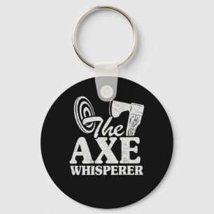 Funny Ax schmeißen Geschenk Ax Whisperer Zitate Schlüsselanhänger