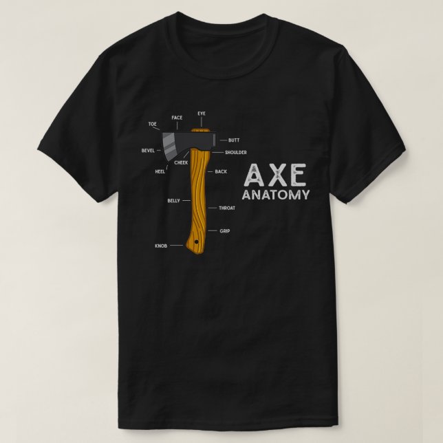 Funny Ax Spaß Hatchet Holzbearbeitung Ax Throwing T-Shirt (Design vorne)
