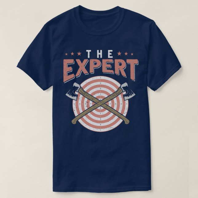 Funny Ax Throwing Experte Hatchet Woodworker 2 T-Shirt (Design vorne)