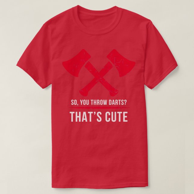Funny Ax Throwing Fan Merchandise 1 T-Shirt (Design vorne)