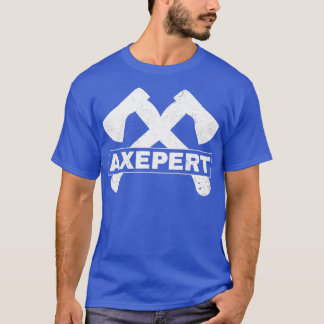 Funny Ax Throwing Lumberjack Hatchet Experten T-Shirt