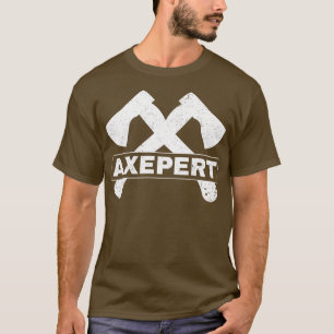 Funny Ax Throwing Lumberjack Hatchet Experten T-Shirt