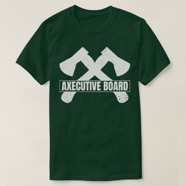 Funny Ax Throwing Lumberjack Hatchet T-Shirt (Design vorne)