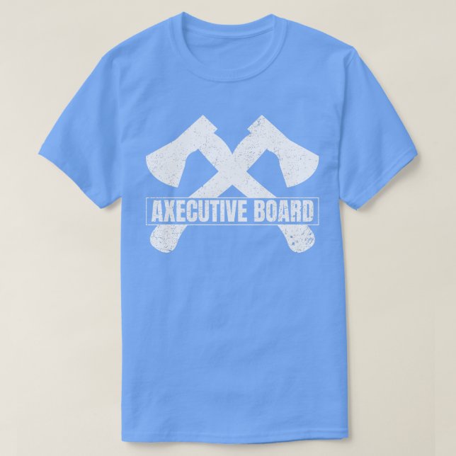 Funny Ax Throwing Lumberjack Hatchet T-Shirt (Design vorne)