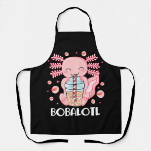Funny Axolotl Bubble Tee Schürze