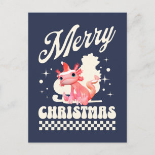 Funny Axolotl Frohe Weihnachten