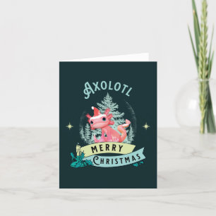 Funny Axolotl Frohe Weihnachten