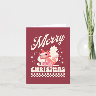Funny Axolotl Frohe Weihnachten