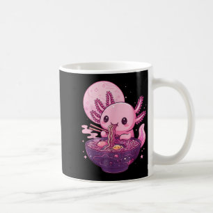 Funny Axolotl Noodle Anime Kawaii Axolotl Eating R Kaffeetasse