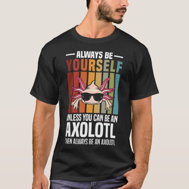 Funny Axolotl Pullover Hoodie (Vorderseite)