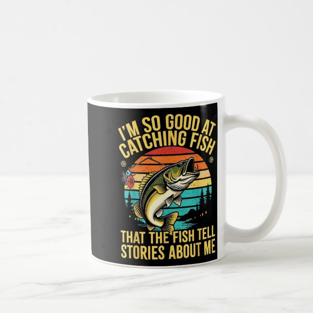 Funny B Fishing Quote Angler Snnerbait Lure Humor  Kaffeetasse (Rechts)