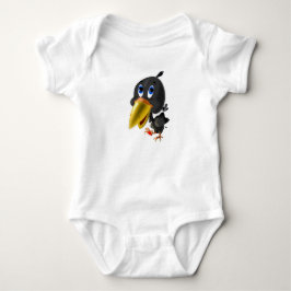 Funny Baby Bodysuit Bird mit Herzgeschenk Strampler
