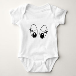 Funny Baby Bodysuit mit neugierigen Augen Strampler