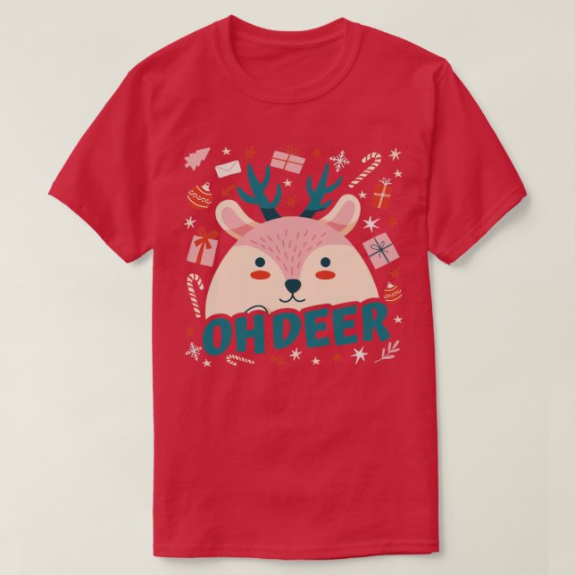 Funny Baby Deer T-Shirt (Design vorne)