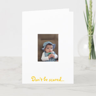 Funny Baby Easter Greeting Feiertagskarte