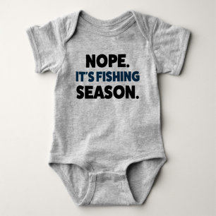 Funny Baby Fishing Jersey Bodysuit Shirt