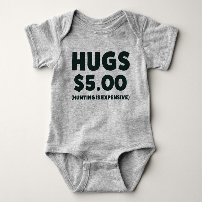 Funny Baby Jagd Jersey Bodysuit Shirt (Vorderseite)
