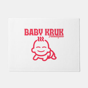 Funny Baby Kruk Philadelphia Premium Fußmatte