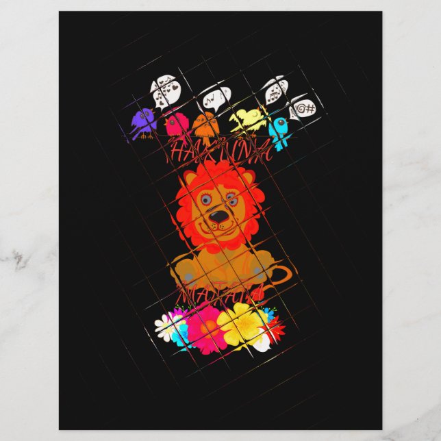 Funny Baby Lion King: Hakuna Matata Art Design (Vorderseite)