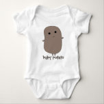 Funny Baby Potato Baby Strampler<br><div class="desc">Ein lustiger Baby-Potato-Bodysuit für Junge oder Mädchen, den Sie leicht mit ihrem Namen personalisieren können, wenn Sie gewollt haben. Personalisieren Sie den Text einfach, indem Sie "Baby Potato" beibehalten und den Namen des Kindes eingeben. Dieses kleine Kartoffelstück würde ein niedliches Babyduschgeschenk machen.</div>