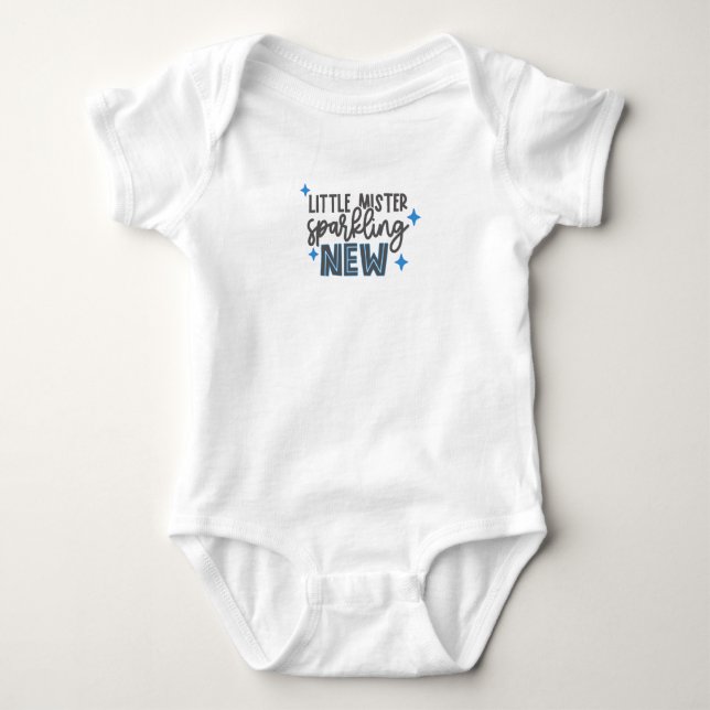 Funny Baby Saying Newborn, Funny Baby Quote Baby S Baby Strampler (Vorderseite)