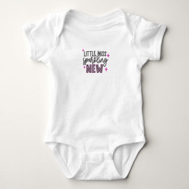 Funny Baby Saying Newborn, Funny Baby Quote Baby Strampler (Vorderseite)