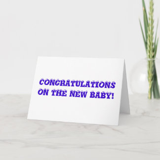 Funny Baby Showcard - Glückwünsche + Mailman Karte