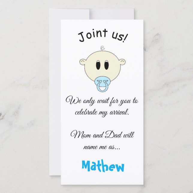 Funny Baby Shower (Vorderseite)