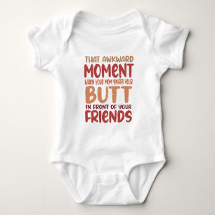 Funny Baby Shower   Dieser Augenblick Strampler