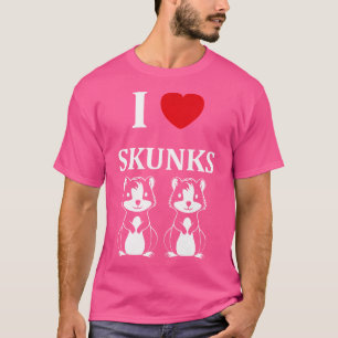 Funny Baby Skunk Simple Child Niedlich Little I Li T-Shirt